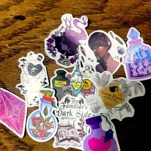 ☪️ 10 WITCHCRAFT/GOTHIC STICKERS 🔮